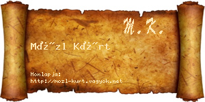 Mözl Kürt névjegykártya